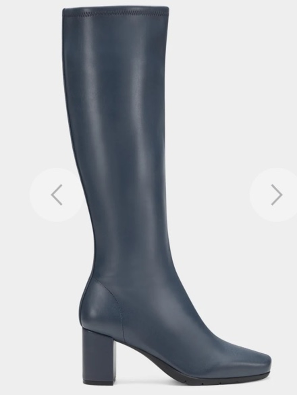 Aerosoles Women's Tall Shaft Leather Boots in Navy, size 9, NWT No box